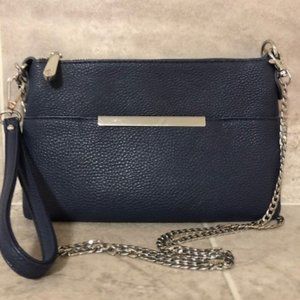 Charming Charlie Blue Wristlet/Shoulder Bag